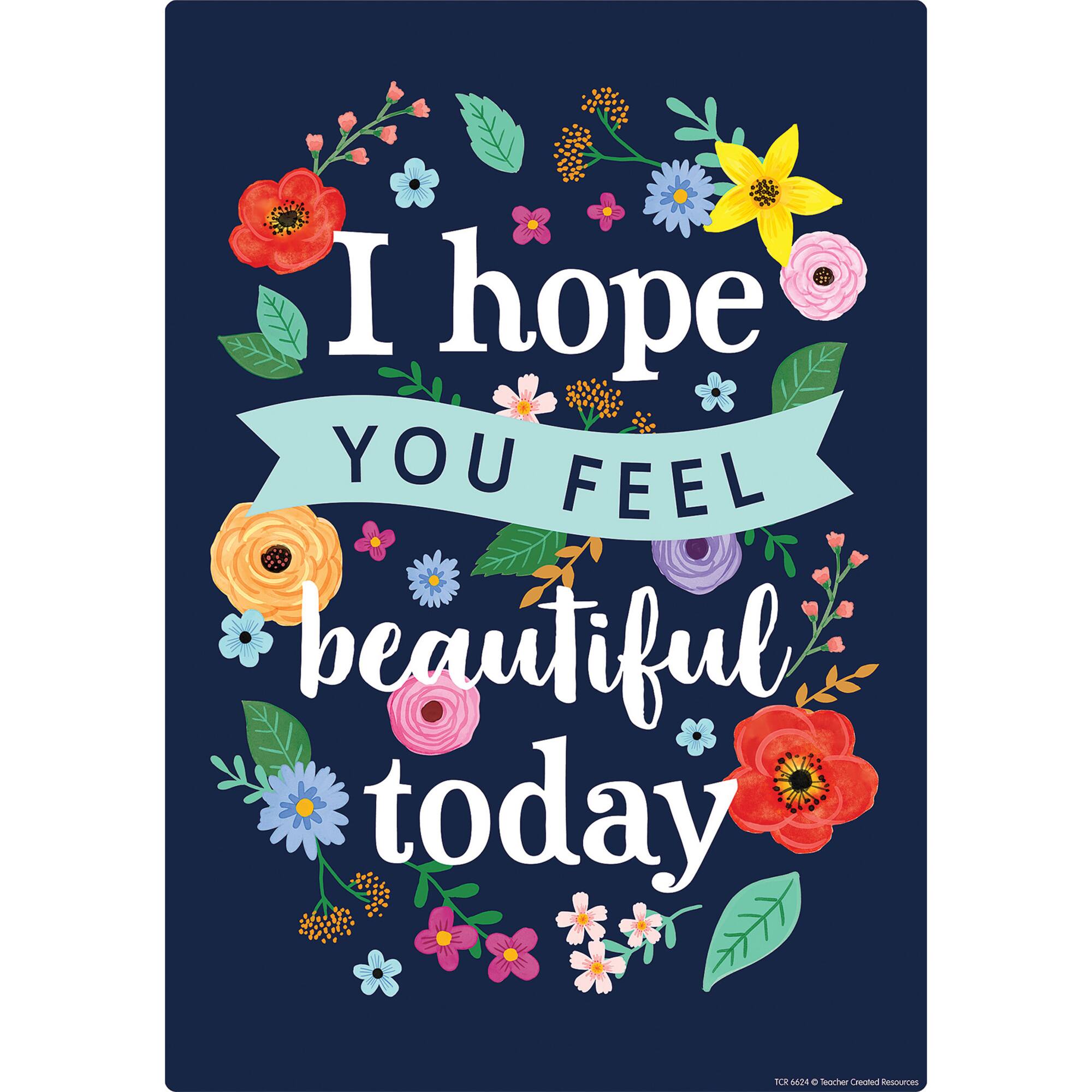 Teacher Created Resources® 11" x 16" Wildflowers Positive Sayings Small Posters Set